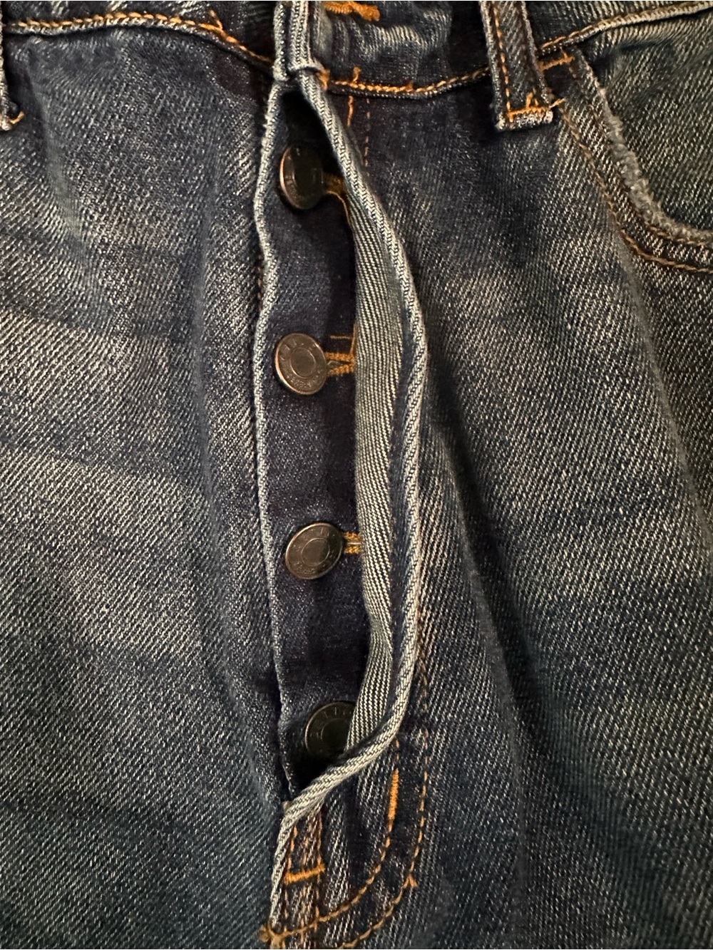 Cello Distressed Straight Leg Cropped Jeans Size 13 High Rise Raw Hem - Picture 6 of 8
